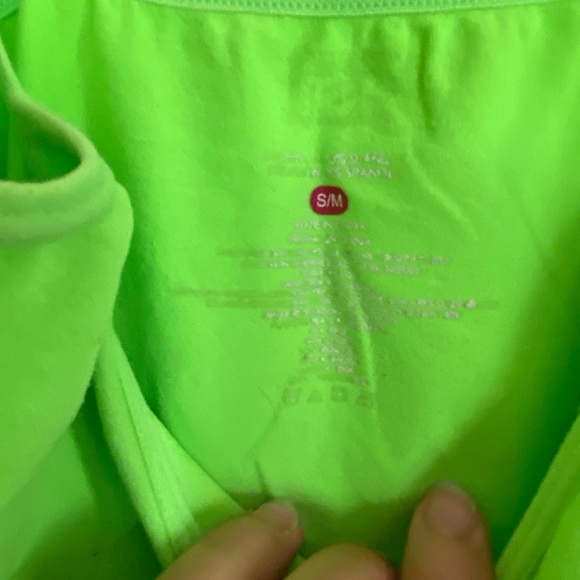 Neon green tank top - Picture 4 of 4